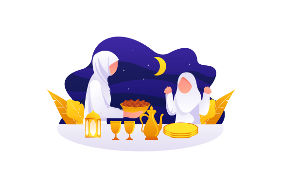 Download Iftar Eating After Fasting Feast Party - Premium Resources
