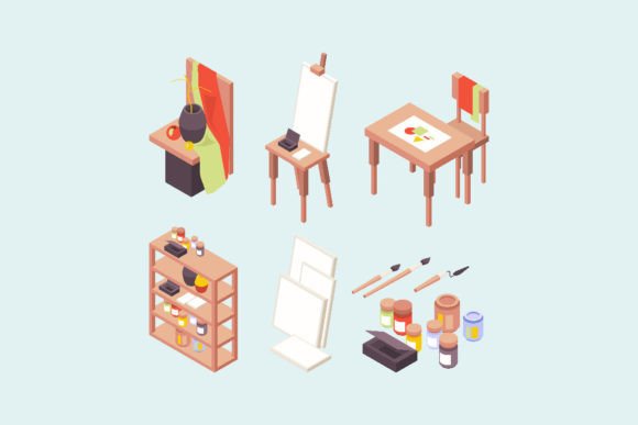 Download Art Studio. Professional Artists Design - Artists Collection