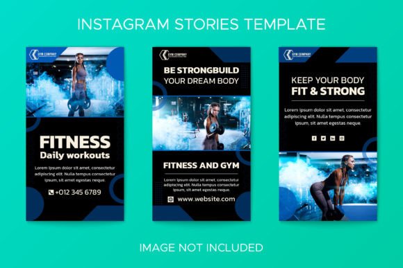 Download Flat Gym  Instagram Stories Collection - Premium Bundle