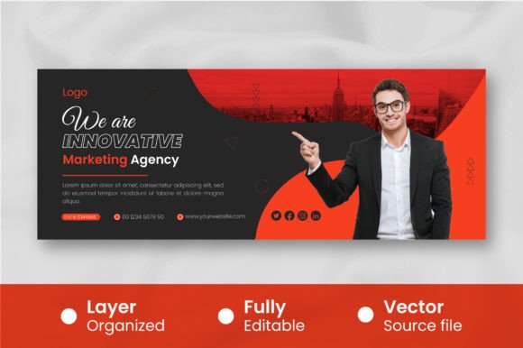 Download Modern Business Cover for Facebook Template - Business Collection