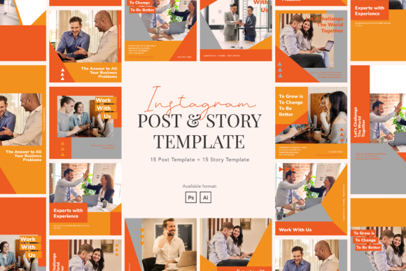 Download Orange Business Corporate Instagram - Business Collection