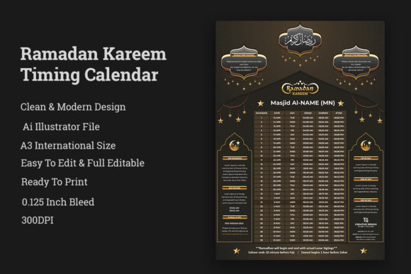 Download Ramadan Kareem Fasting Breaking Calendar - Fasting Collection