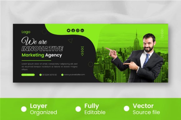 Download Modern Business Cover for Facebook Template - Business Collection