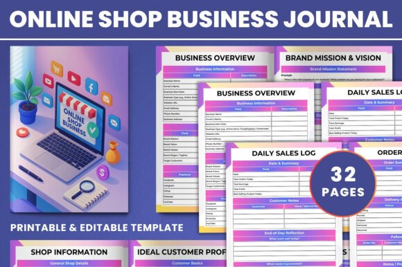 Download Online Shop Business Journal - Business Collection