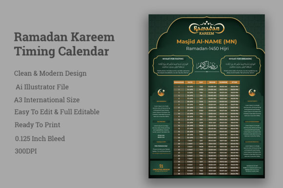 Download Ramadan Kareem Timing for Prayer Fasting - Fasting Collection