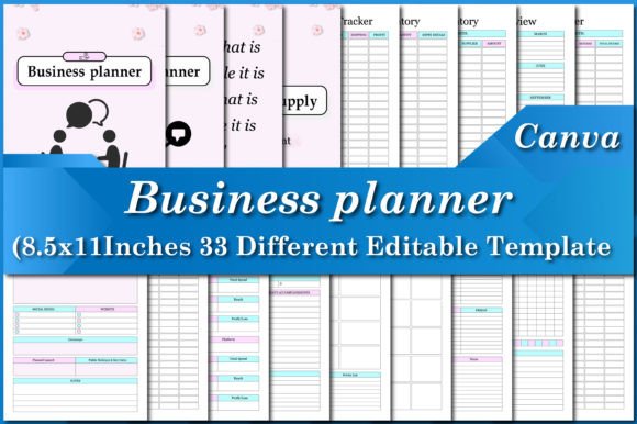Download Business Planner Canva Templates - Business Collection